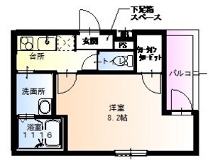 フジパレス大物駅北1番館の物件間取画像